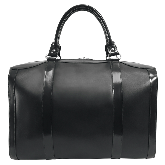 Skórzana torba podróżna McKlein Throop na laptopa 18" 88205 czarna